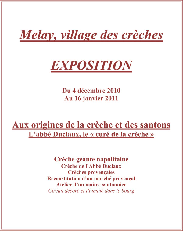 Melay expo creches 1